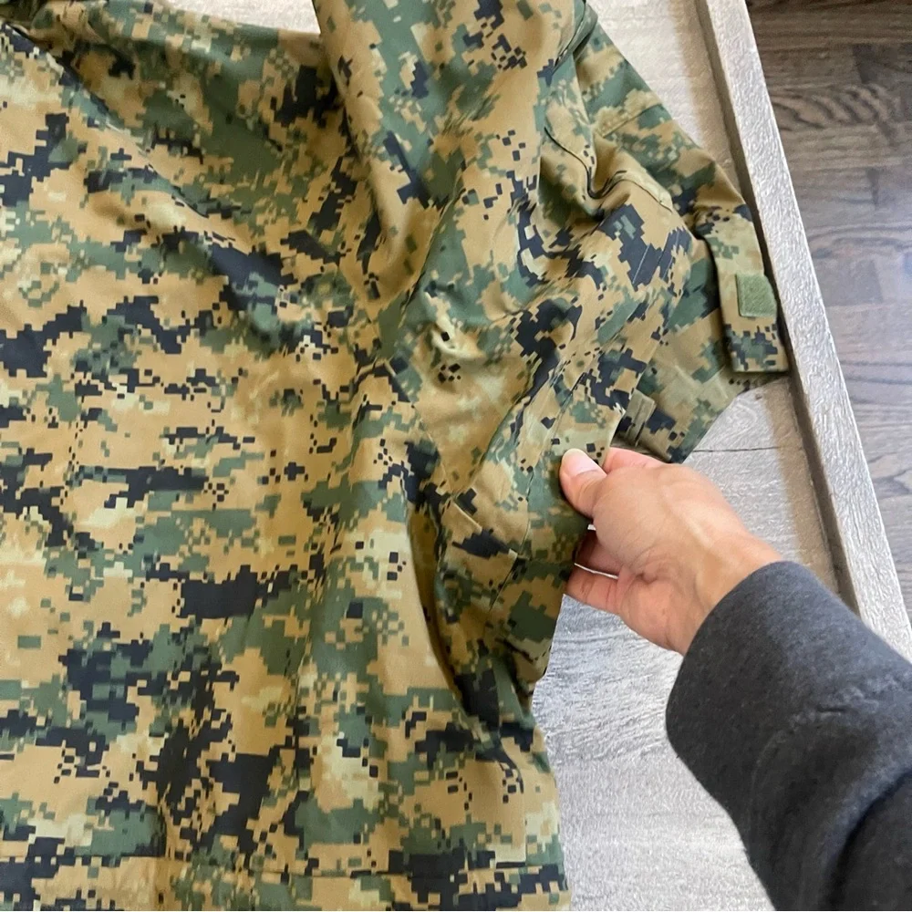 USMC Apecs Gore Tex Digital Marpat Cold Weather Parka - Picture 7 of 8